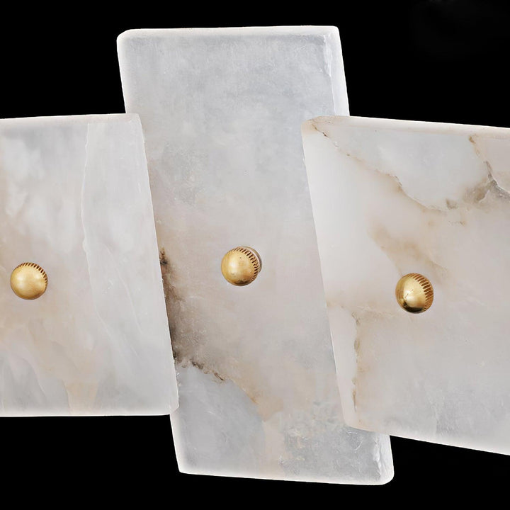 Alabaster Halo Kandelaber