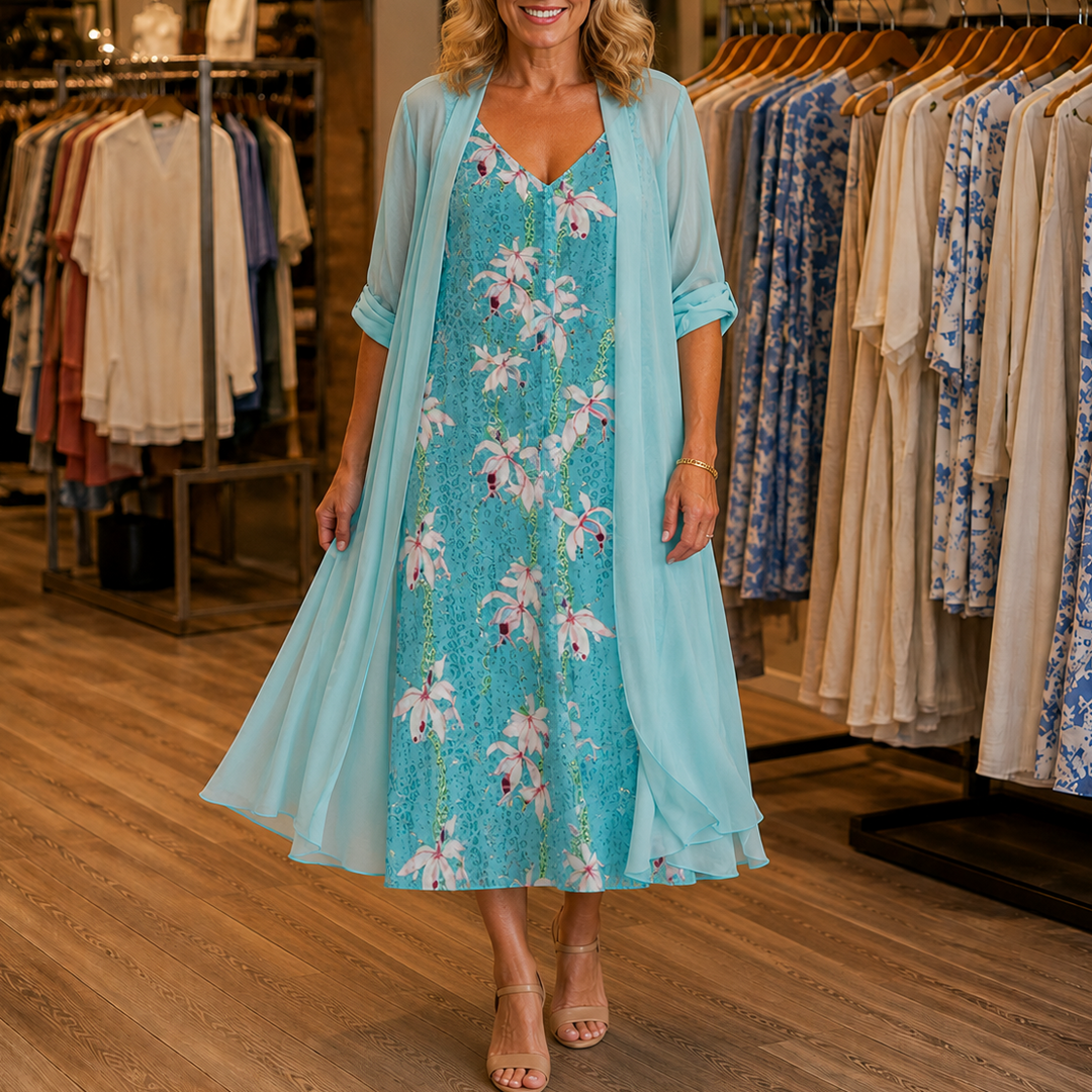 Wearbella – Set klänningar i narzutki w kwiaty