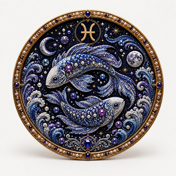 Pearlume – Set för tworzenia mozaiki z 3D perłami zodiaku