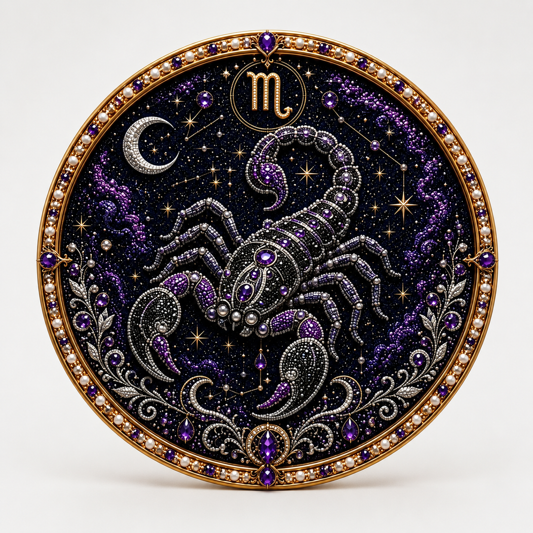Pearlume – Set för tworzenia mozaiki z 3D perłami zodiaku