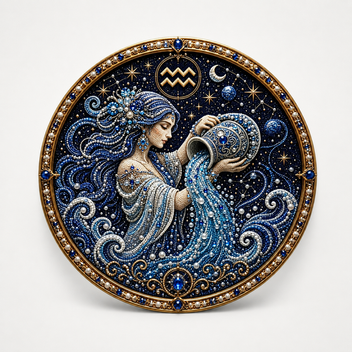 Pearlume – Set för tworzenia mozaiki z 3D perłami zodiaku