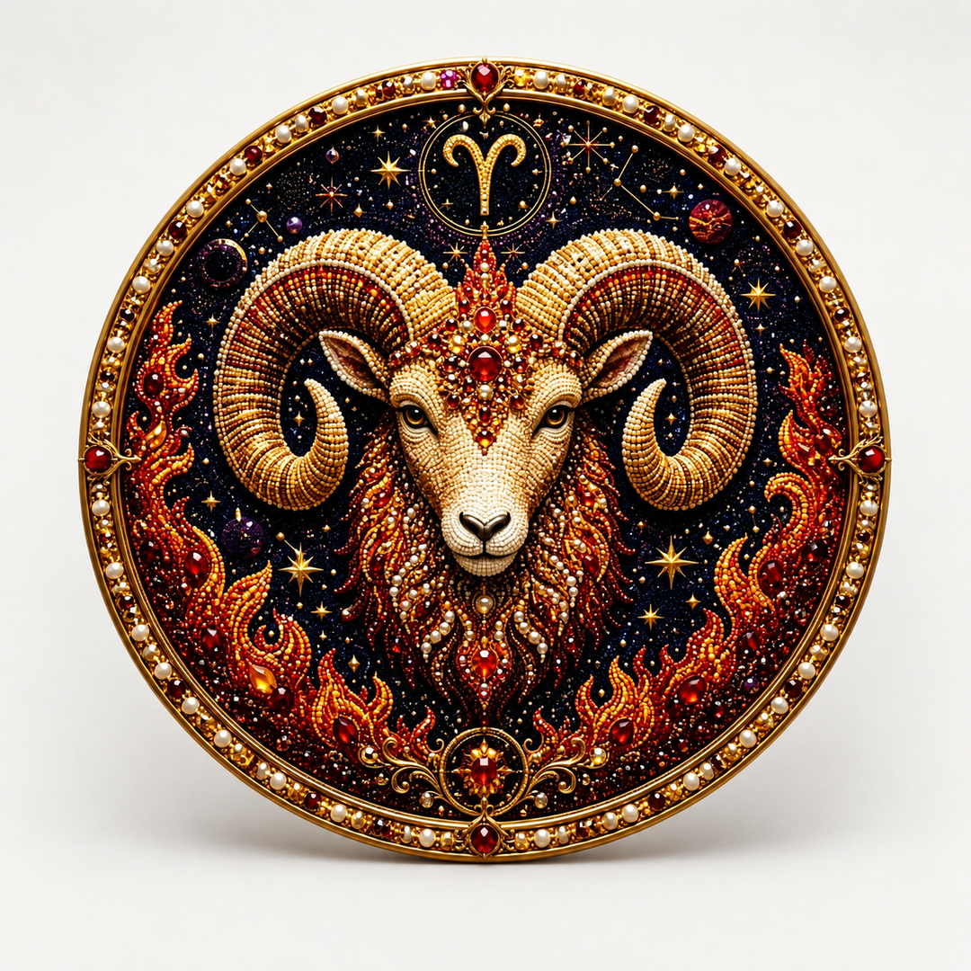 Pearlume – Set för tworzenia mozaiki z 3D perłami zodiaku