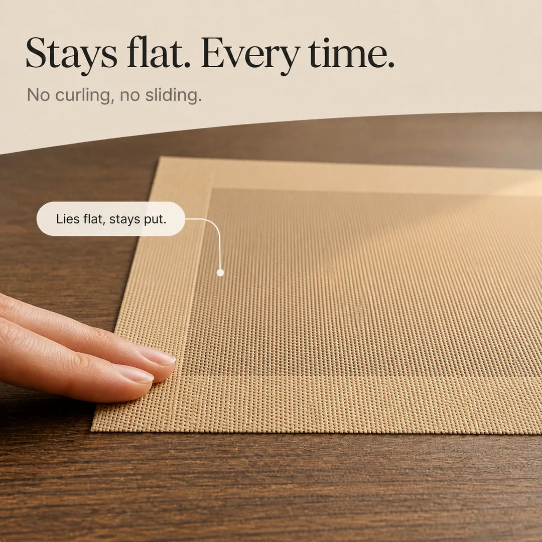 Wovella – Woven Vinyl Placemats, Set 4 sztuk