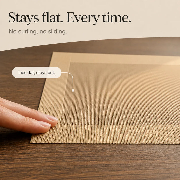 Wovella – Woven Vinyl Placemats, Set 4 sztuk