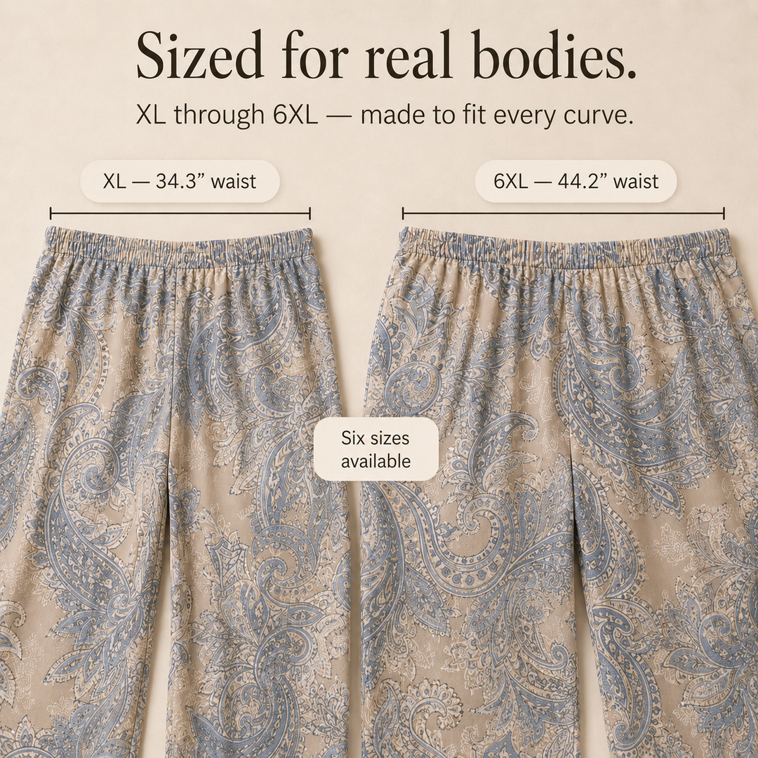 Sereluna – Set w stilu paisley w storlekze plus