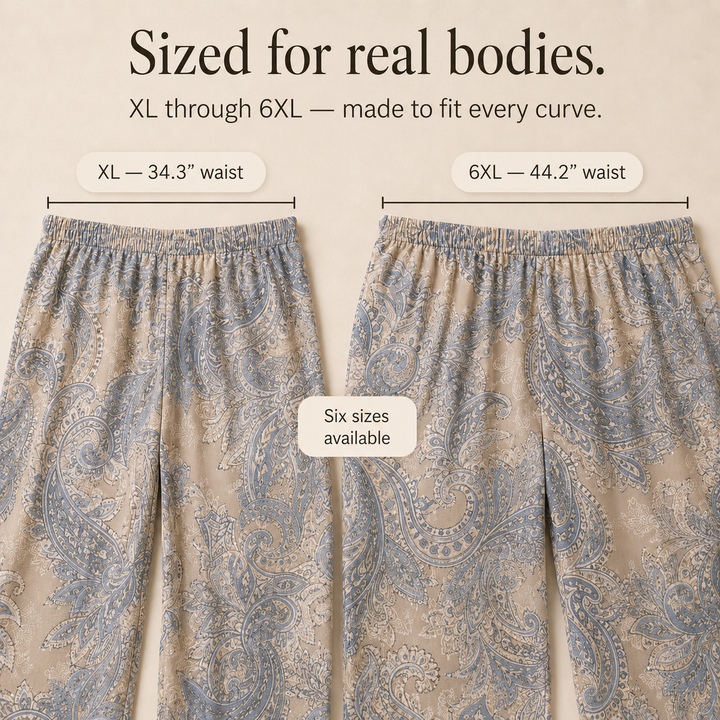 Sereluna – Set w stilu paisley w storlekze plus