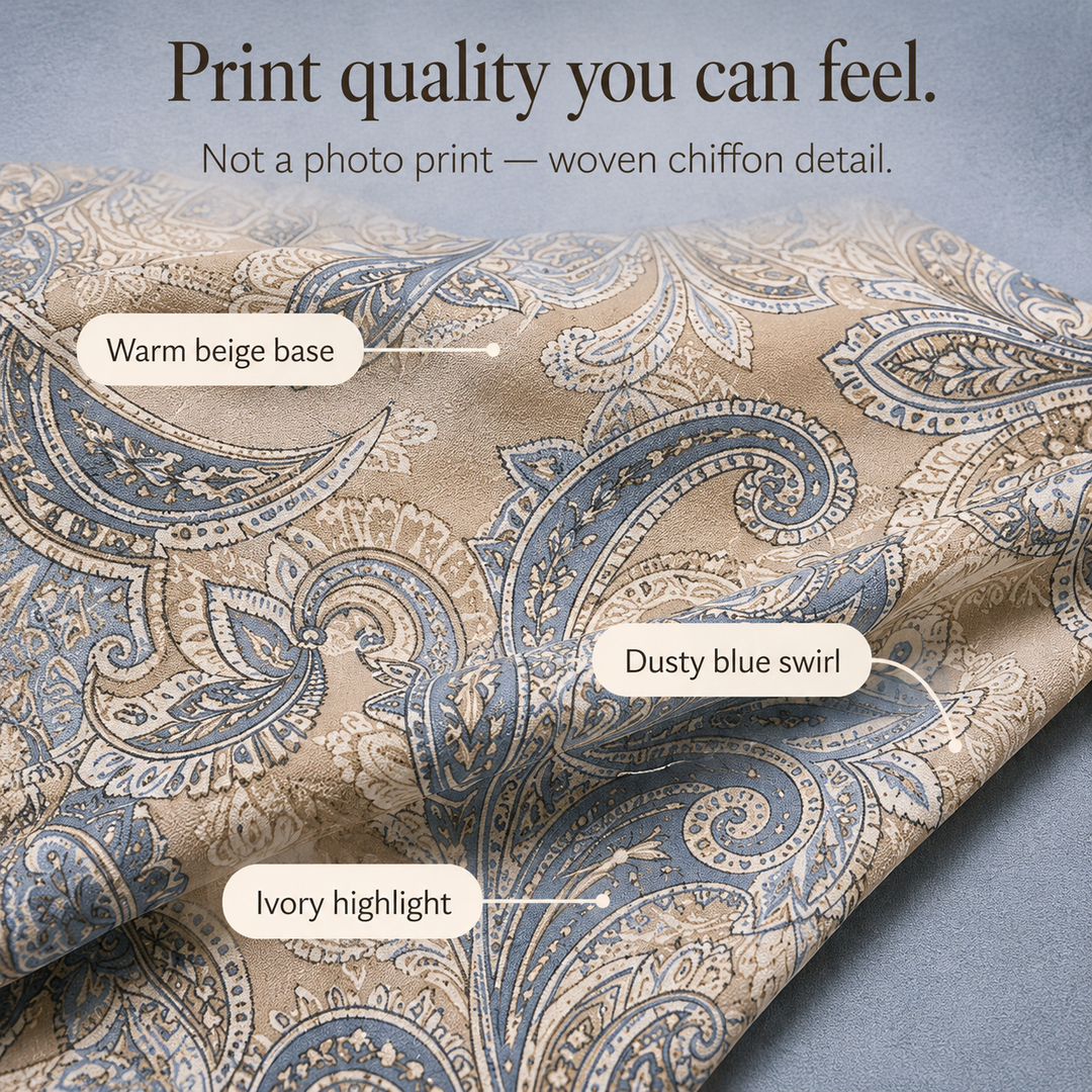 Sereluna – Set w stilu paisley w storlekze plus