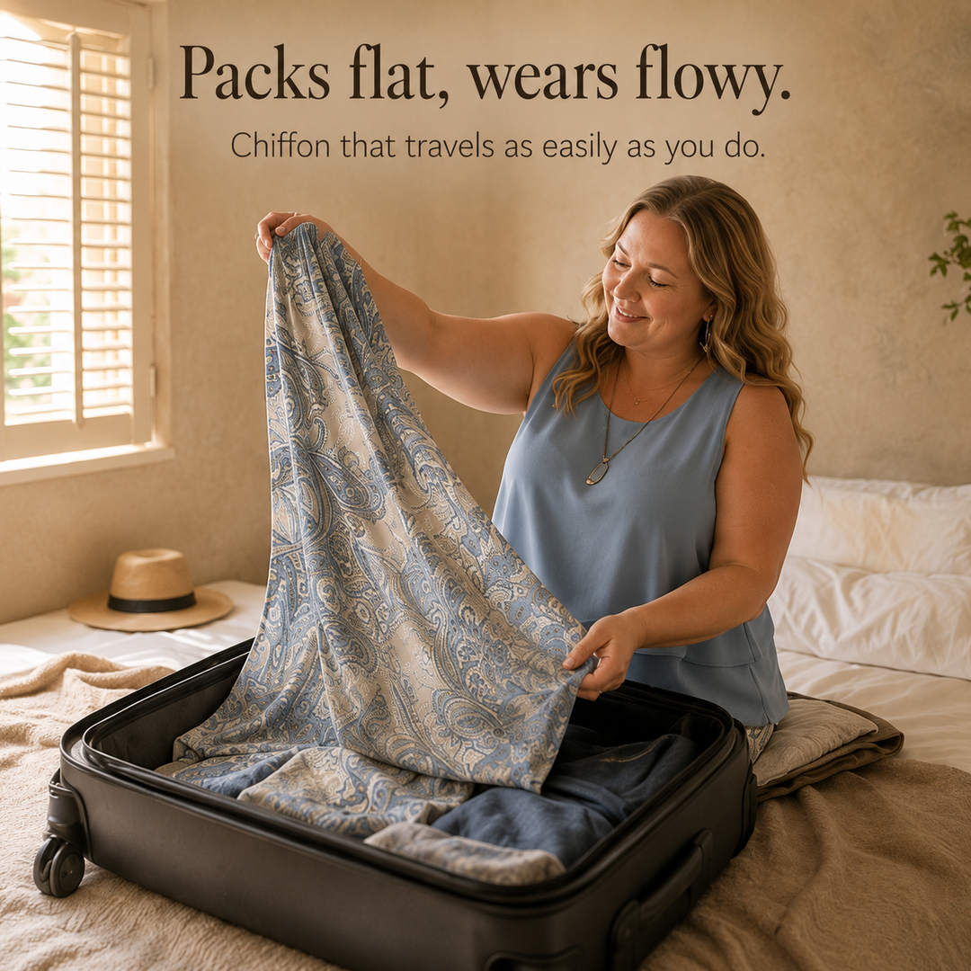 Sereluna – Set w stilu paisley w storlekze plus