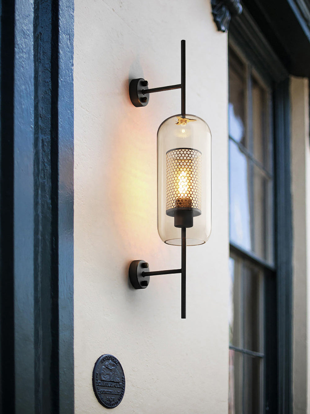Chiswick Glas Vägglampa