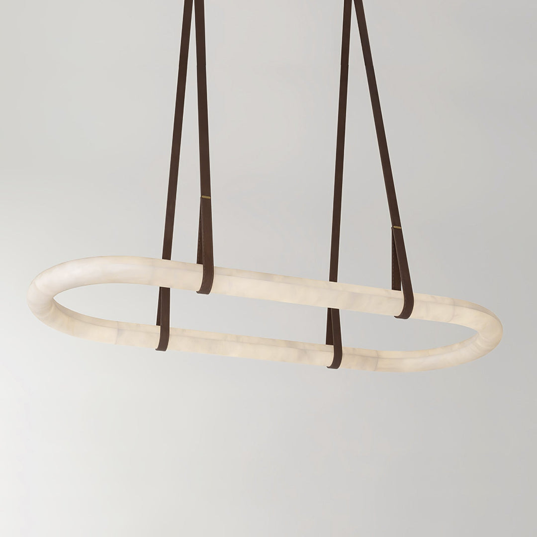 Cirkulär Alabaster Kandelaber