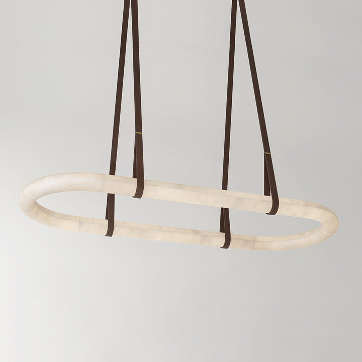 Cirkulär Alabaster Kandelaber