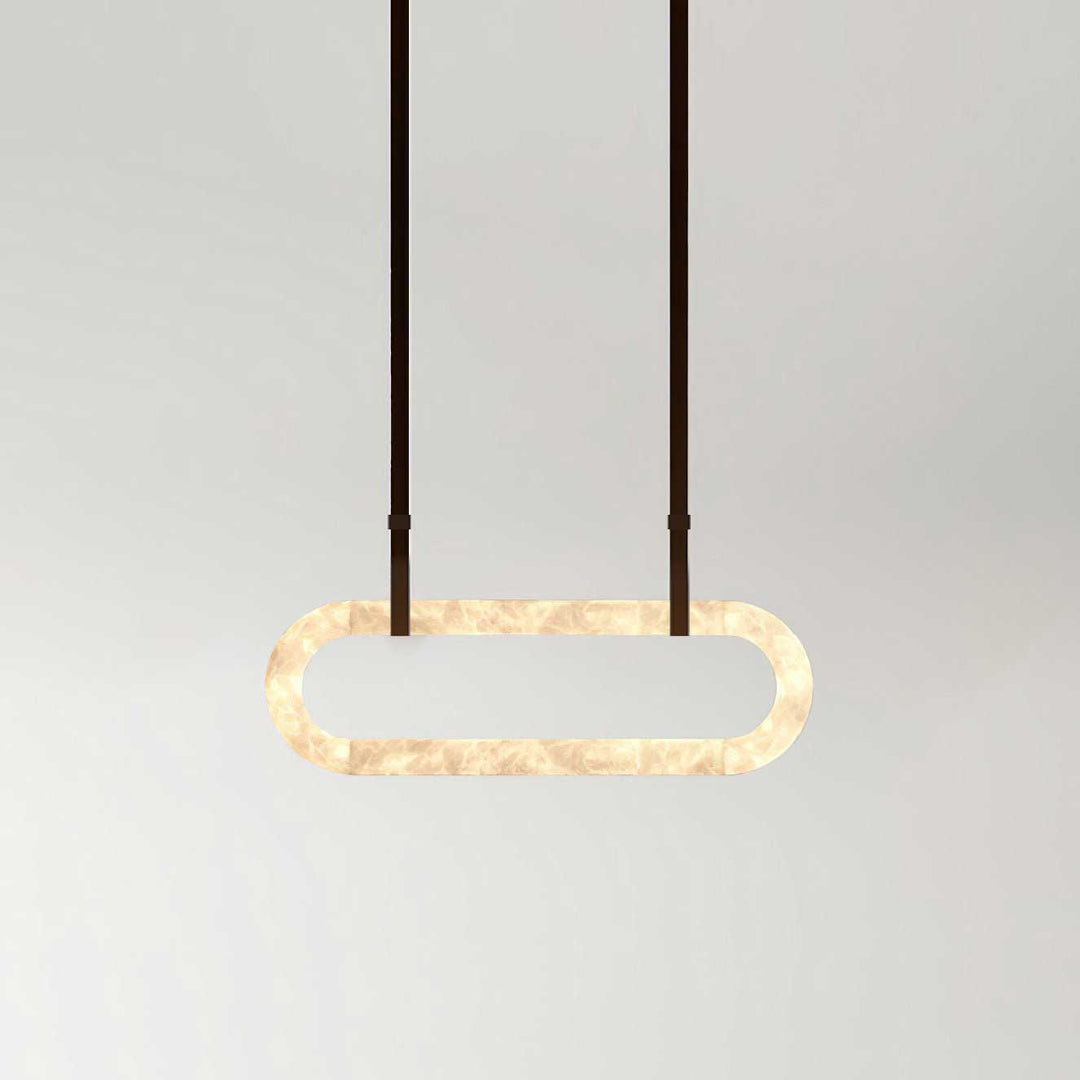 Cirkulär Alabaster Kandelaber