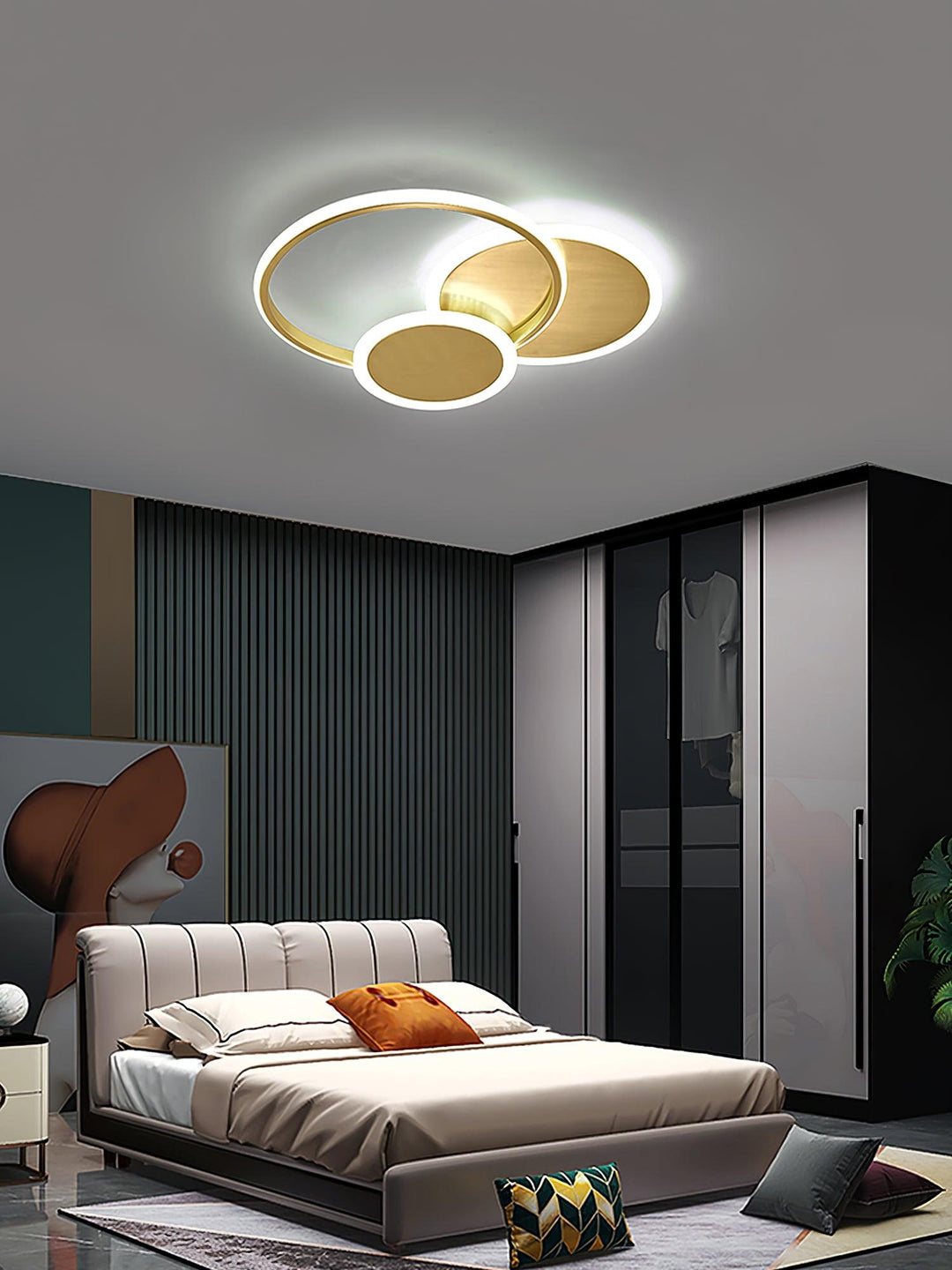 Cirklar LED Taklampa