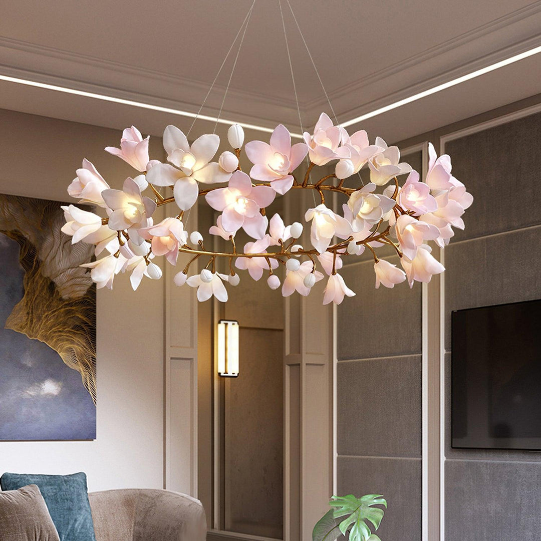 Cirkulär Blomsterkrona