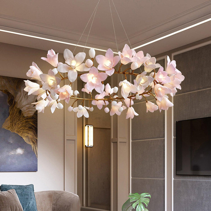 Cirkulär Blomsterkrona