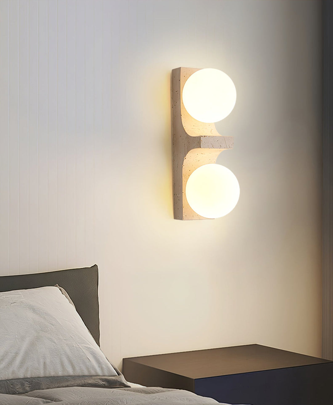 Cirra Travertine Vägglampa