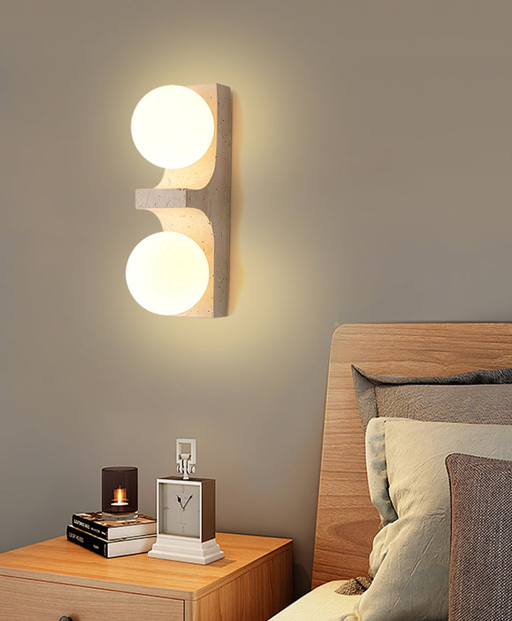 Cirra Travertine Vägglampa