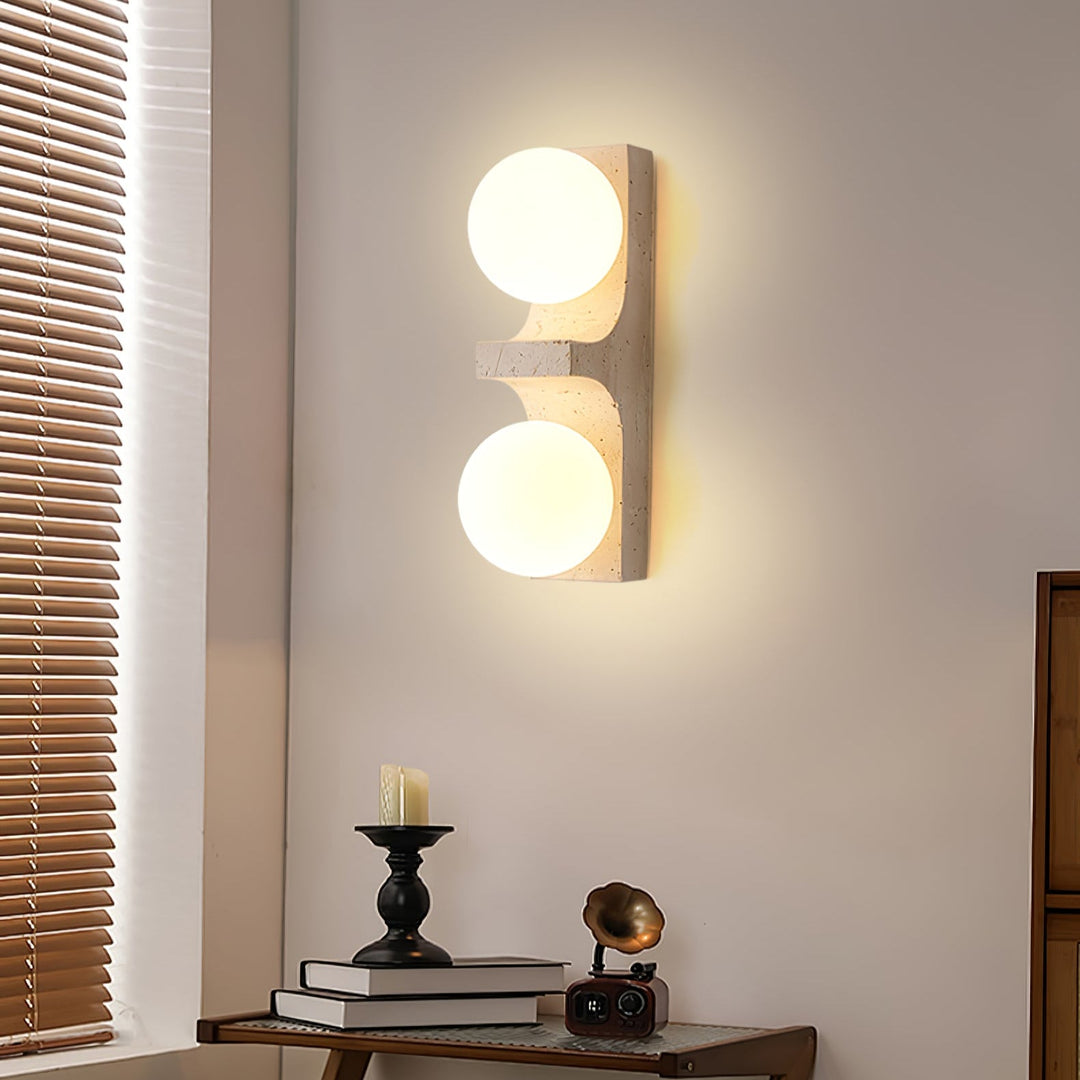Cirra Travertine Vägglampa
