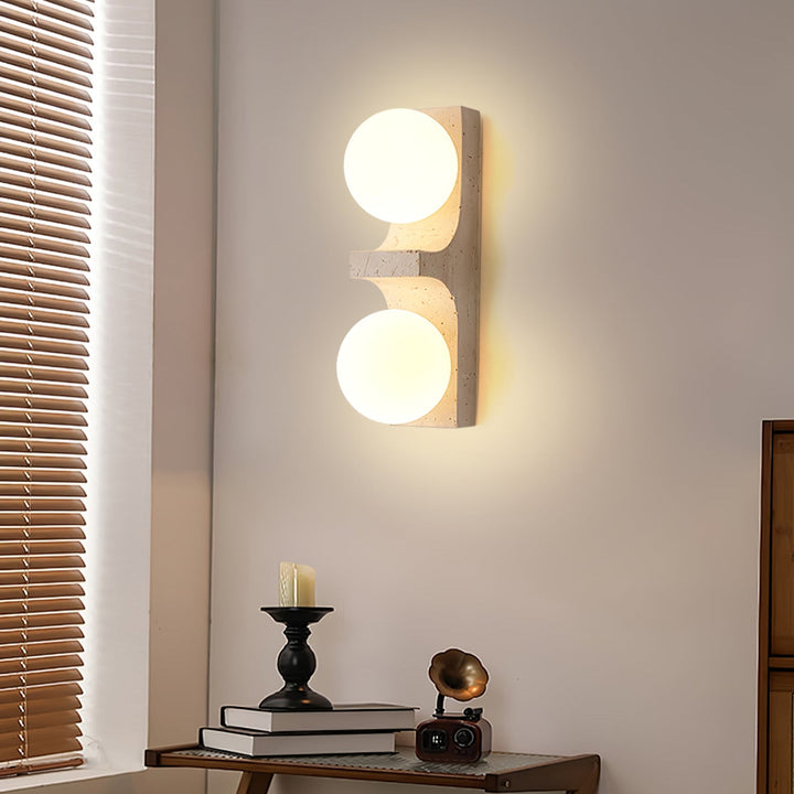 Cirra Travertine Vägglampa
