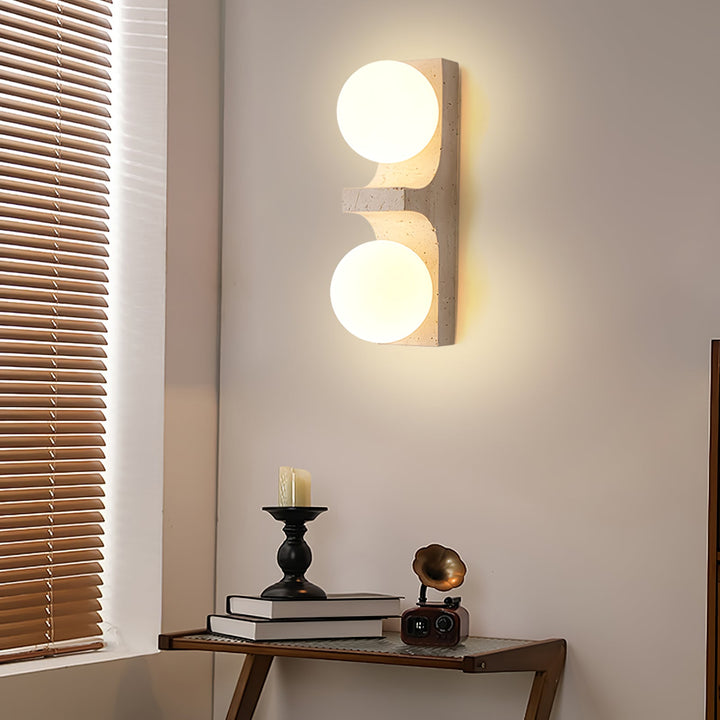 Cirra Travertine Vägglampa