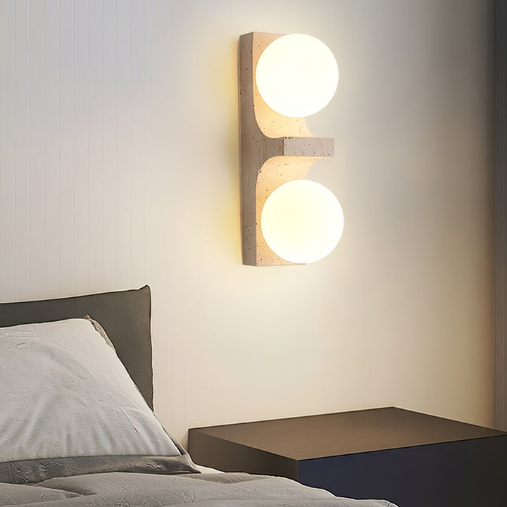 Cirra Travertine Vägglampa