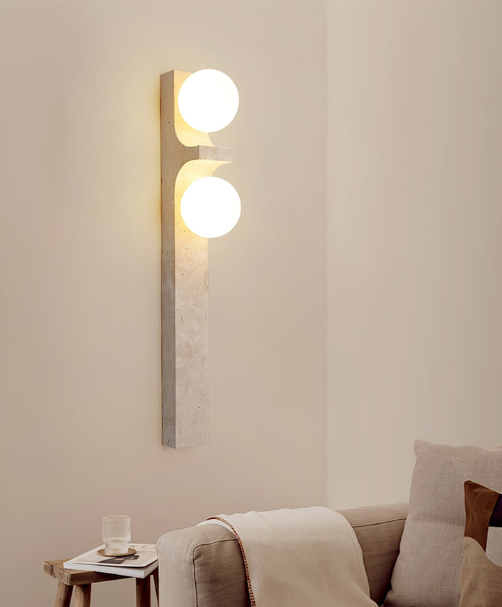 Cirra Travertine Vägglampa