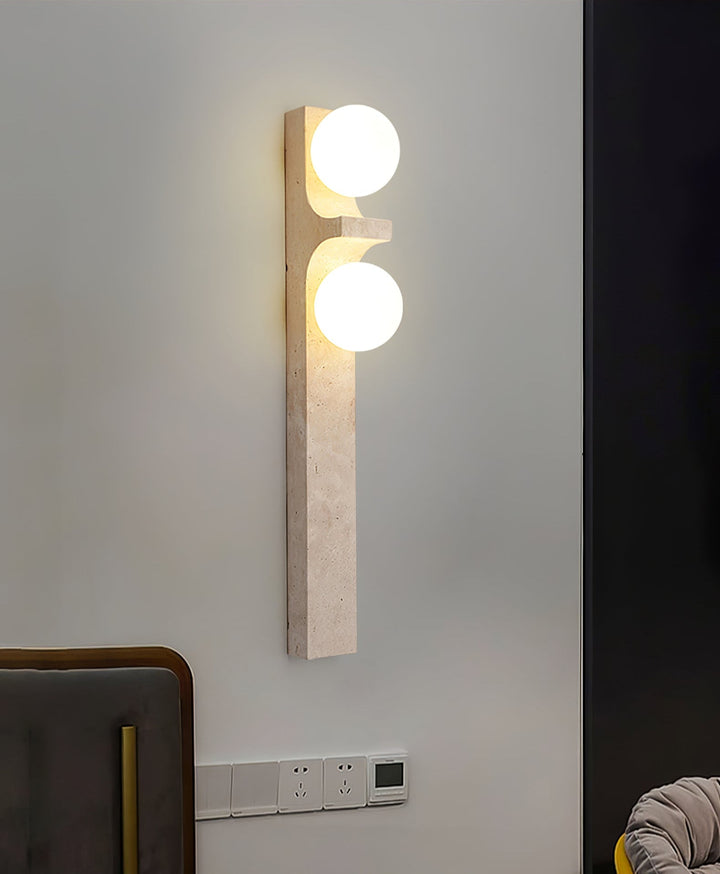 Cirra Travertine Vägglampa