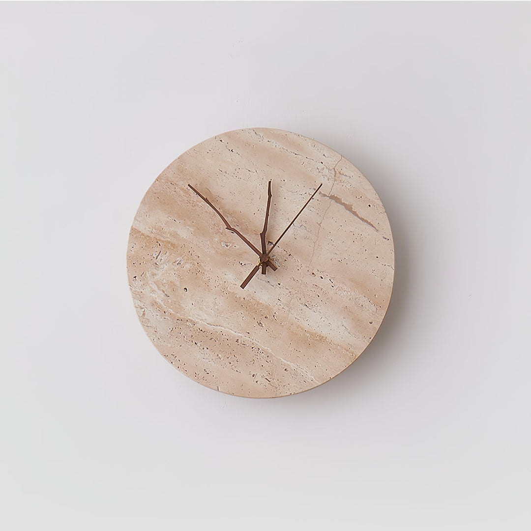Klocka Travertine Vägglampa