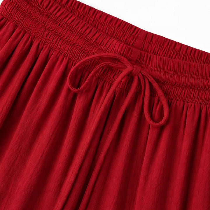 Solenza – Blus Boho på Ramiączkach i Byxor Lampionowe för kvinnor