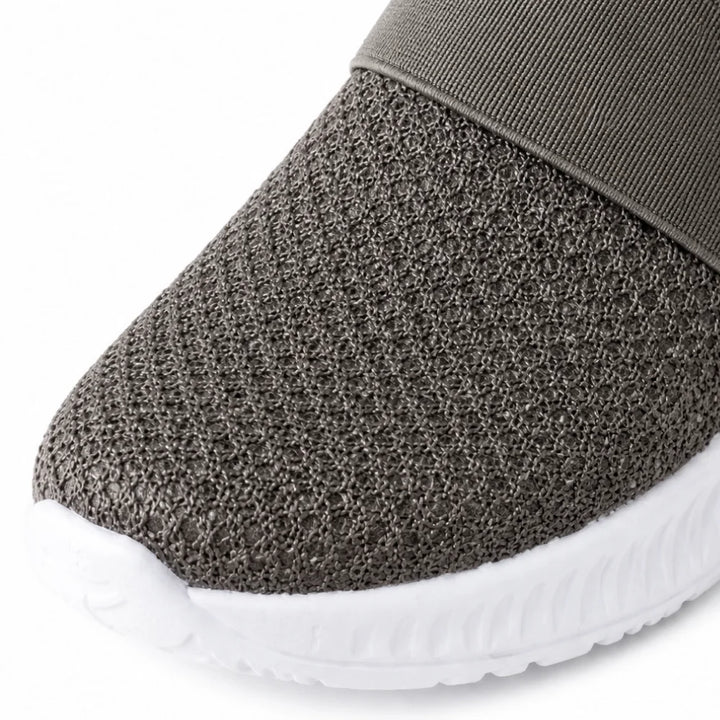 Stride &amp; Soft – Dam skor slip-on på plattform z siateczki, andningsbara, antypoślizgowe