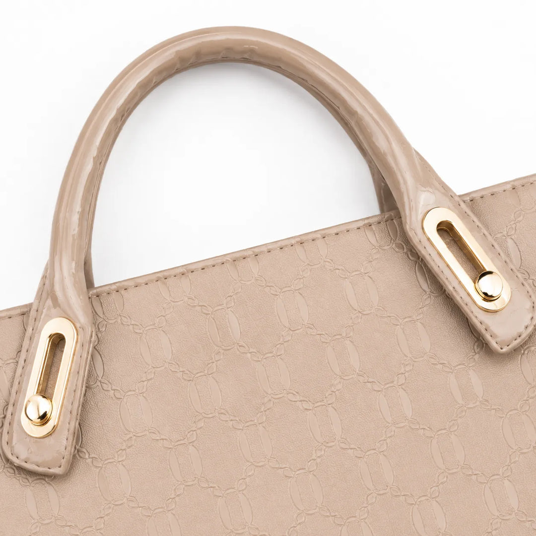 Belluna – Set torebek skórzanych w 4 częściach, väska tote, väska crossbody, saszetka, etui på karty