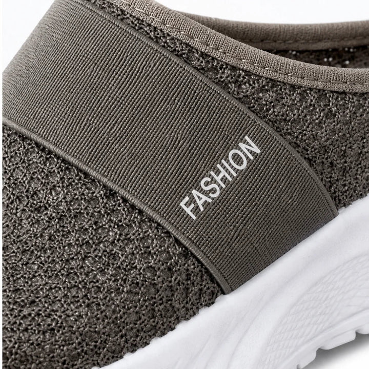 Stride &amp; Soft – Dam skor slip-on på plattform z siateczki, andningsbara, antypoślizgowe