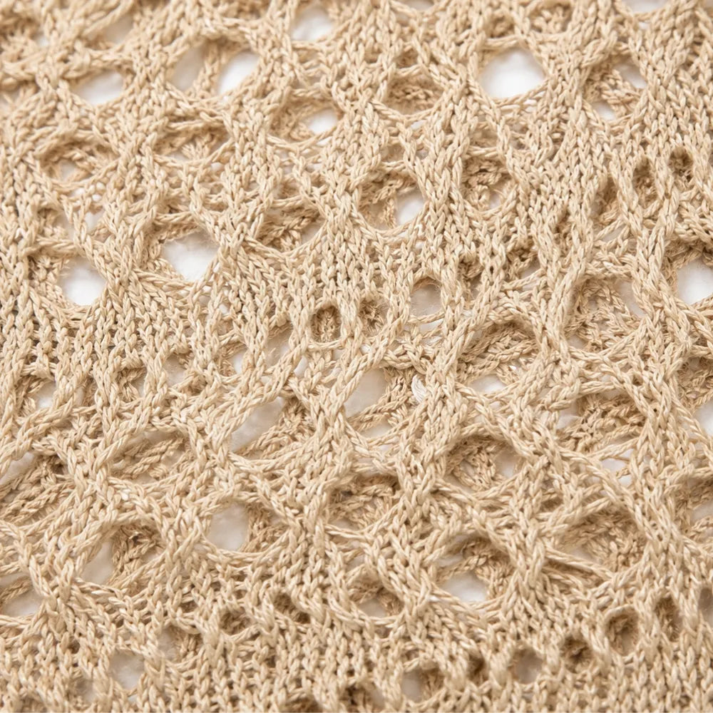 Marigrove – Boho Dam Top V-Neck Szydełkowy