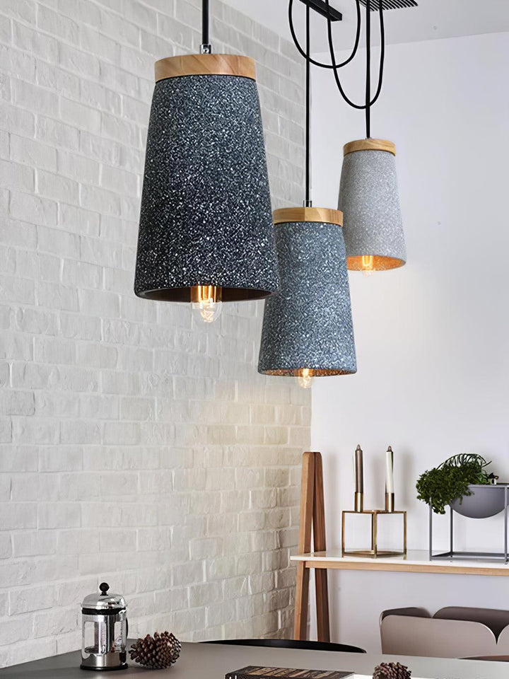 Coburg Trä Cement Pendellampa