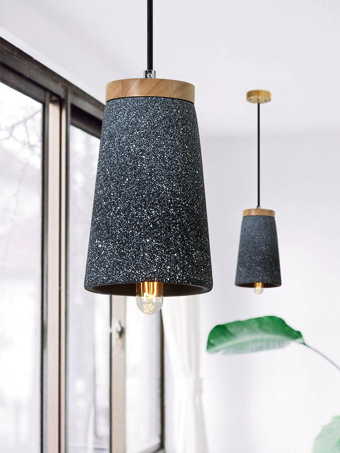 Coburg Trä Cement Pendellampa