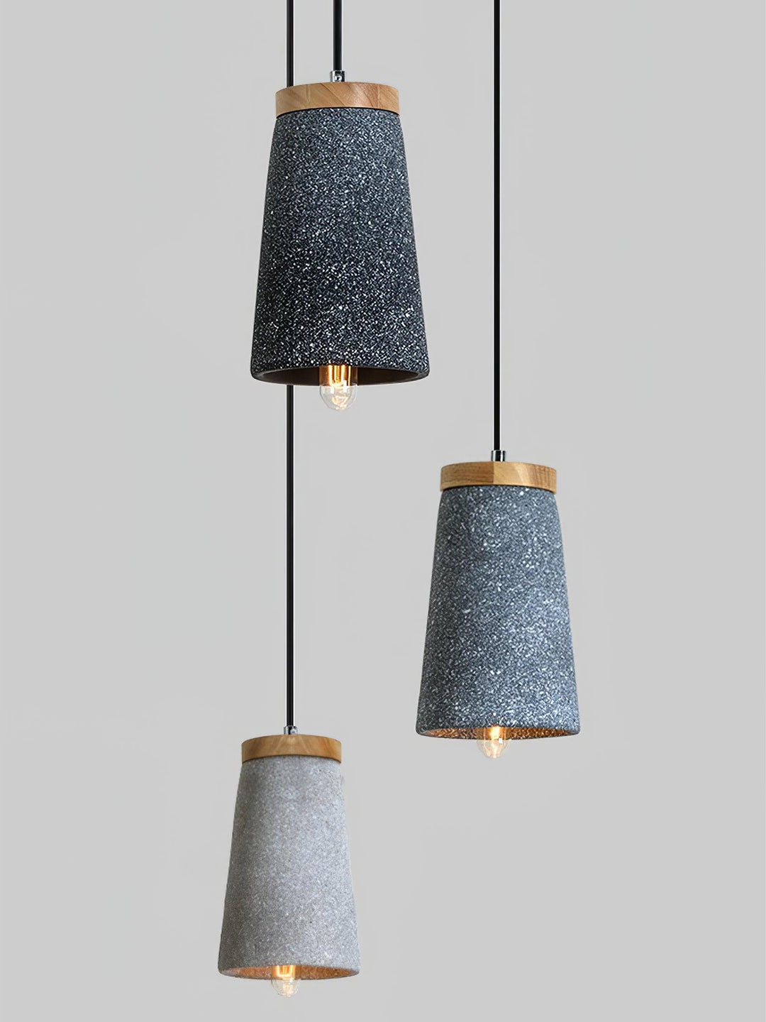Coburg Trä Cement Pendellampa