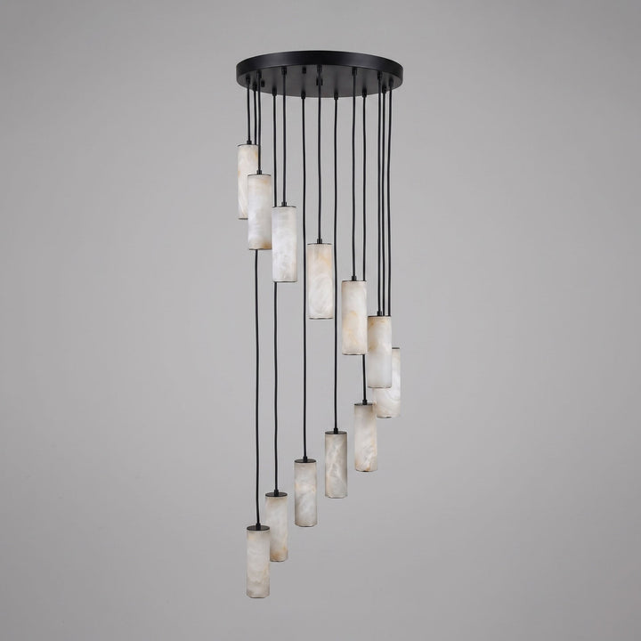 Säule Alabaster Trappkrona