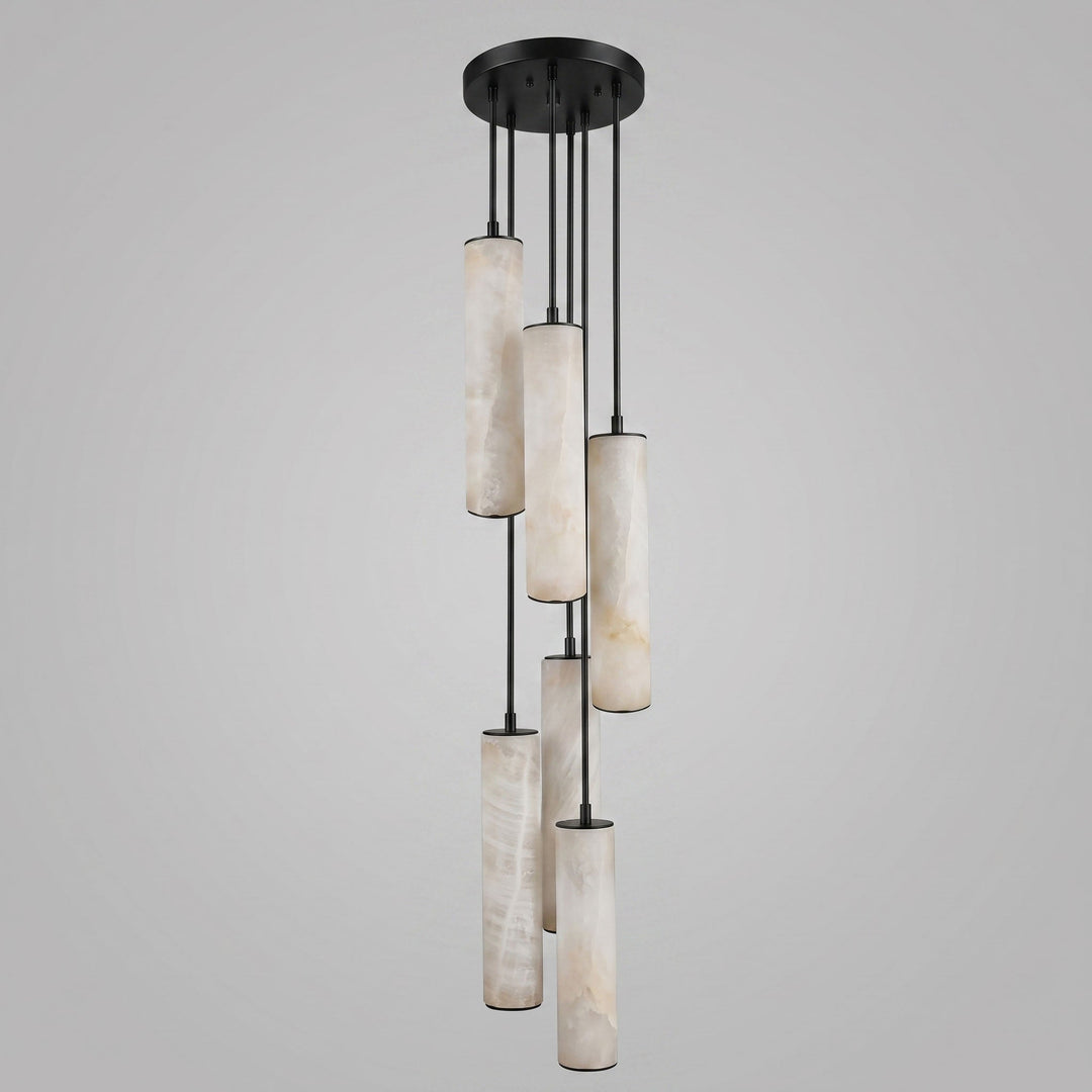 Säule Alabaster Trappkrona