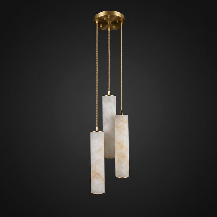 Säule Alabaster Trappkrona