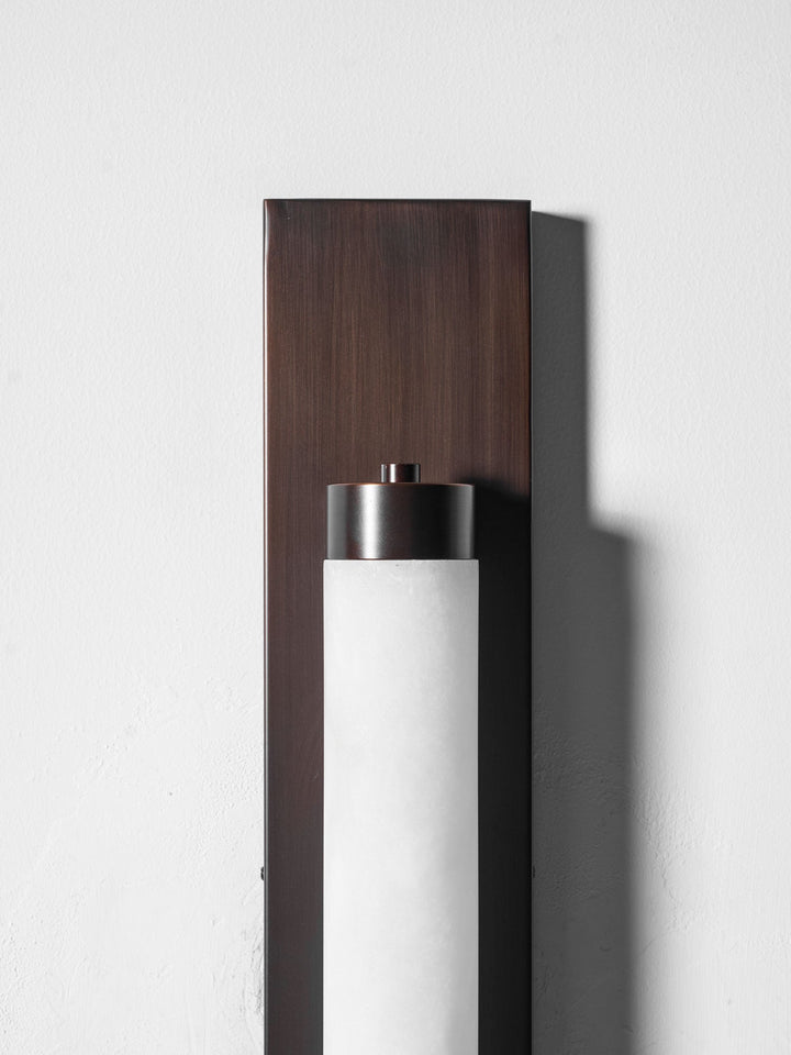 Kolumnär Alabaster Vägglampa