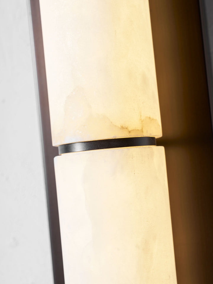 Kolumnär Alabaster Vägglampa