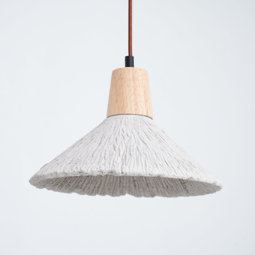 Betong Plisserad Pendellampa
