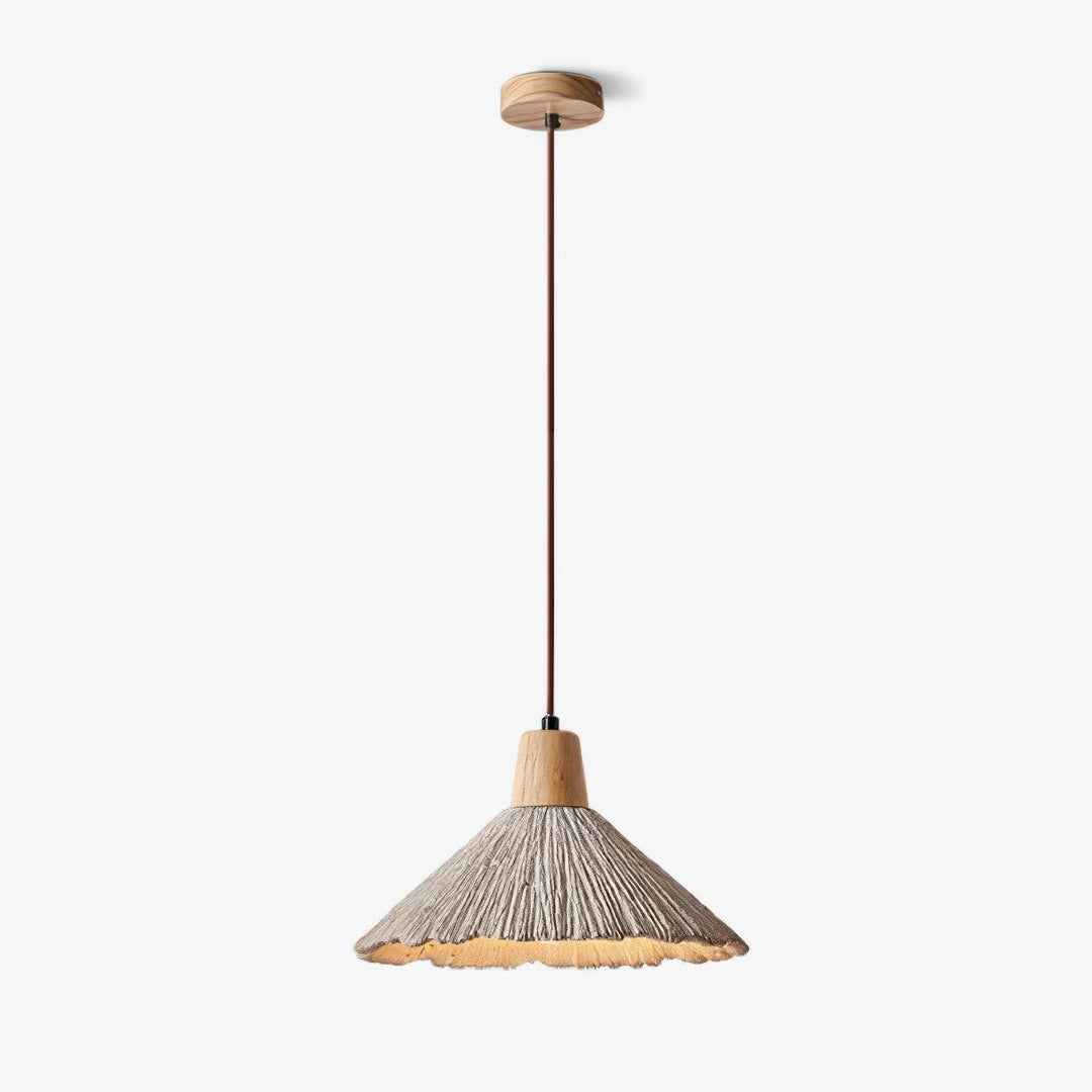 Betong Plisserad Pendellampa