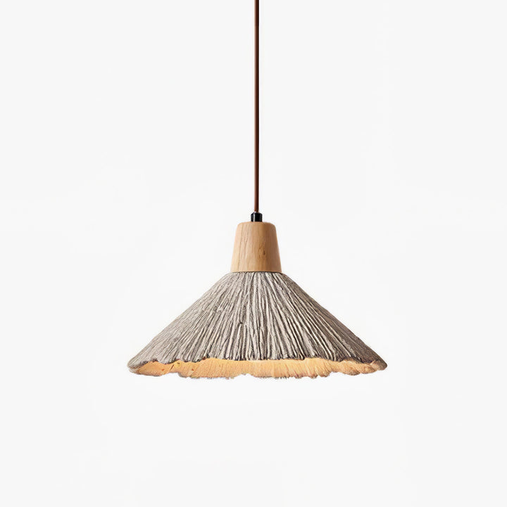 Betong Plisserad Pendellampa