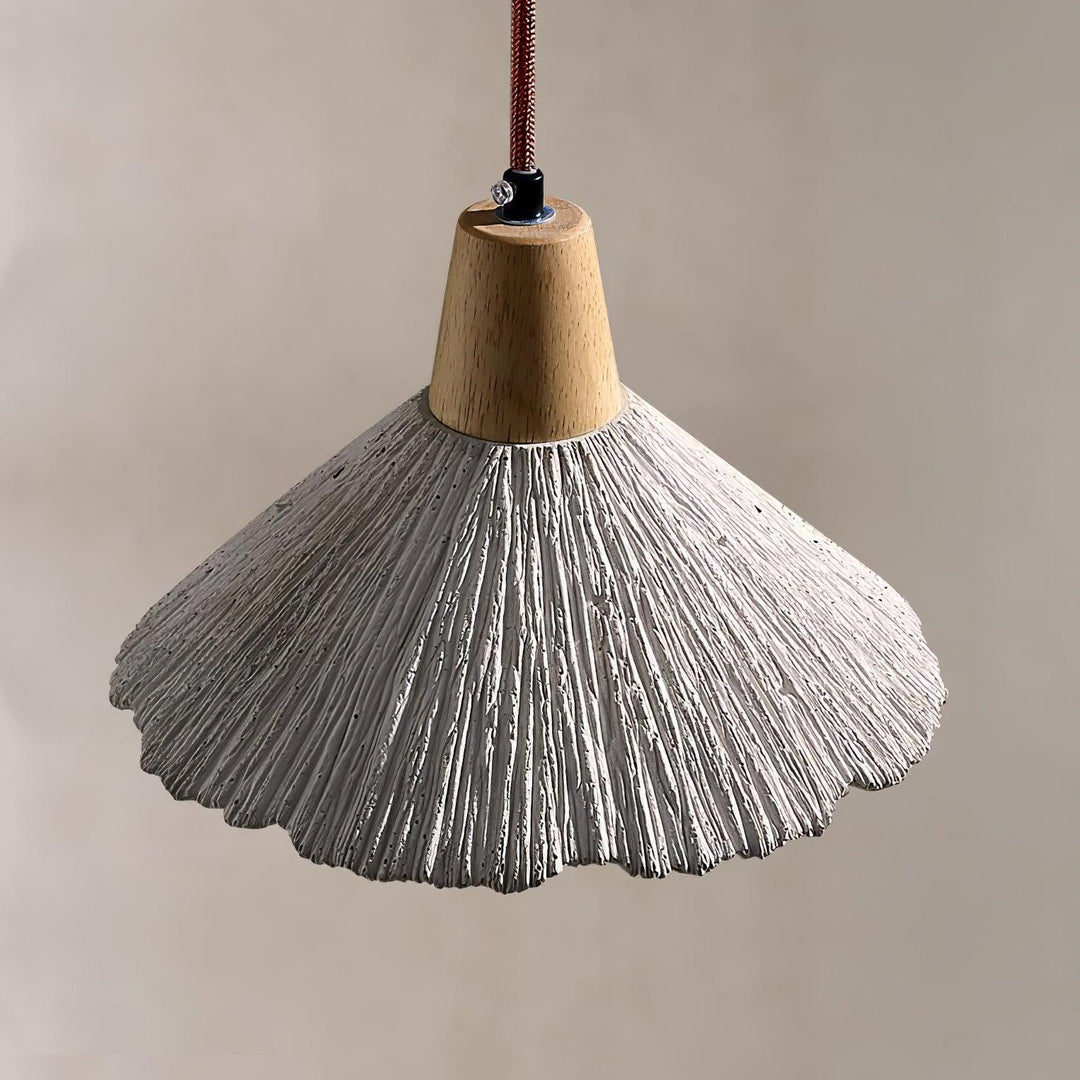 Betong Plisserad Pendellampa