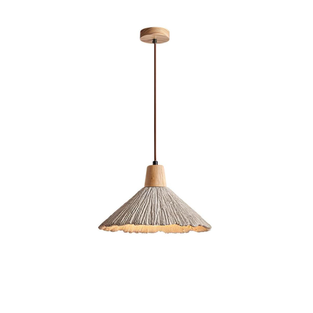 Betong Plisserad Pendellampa
