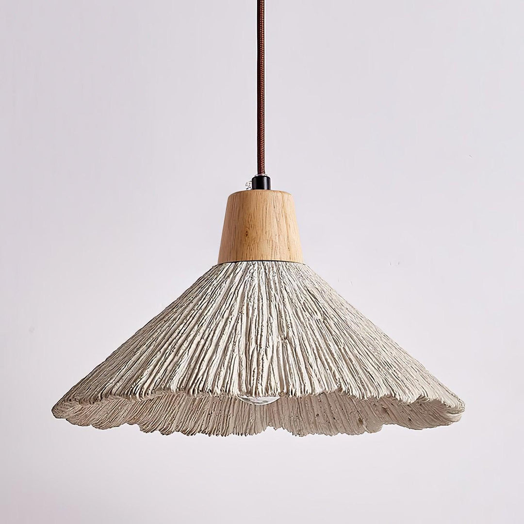 Betong Plisserad Pendellampa