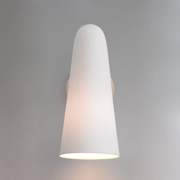 Konisk Glasvägglampa
