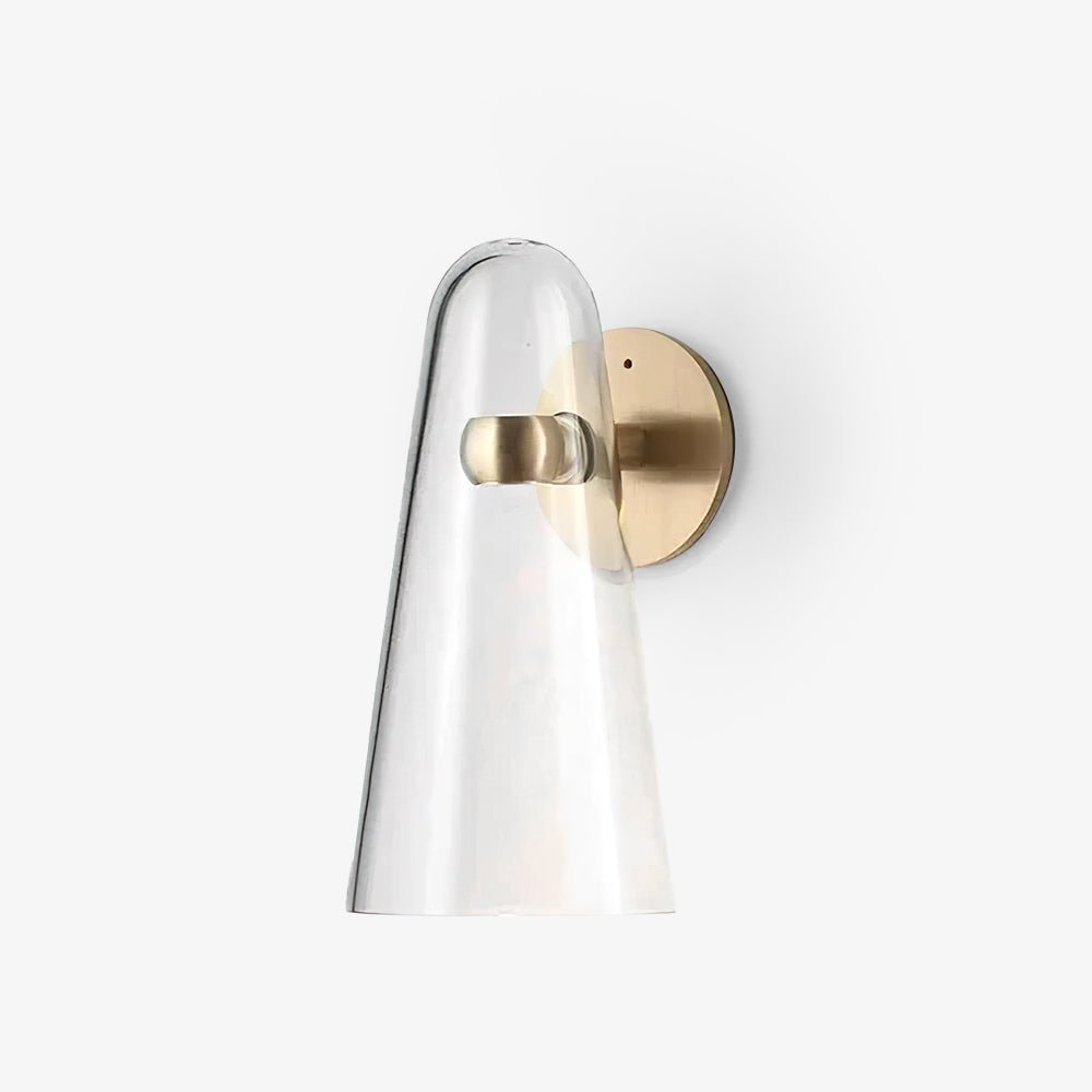 Konisk Glasvägglampa
