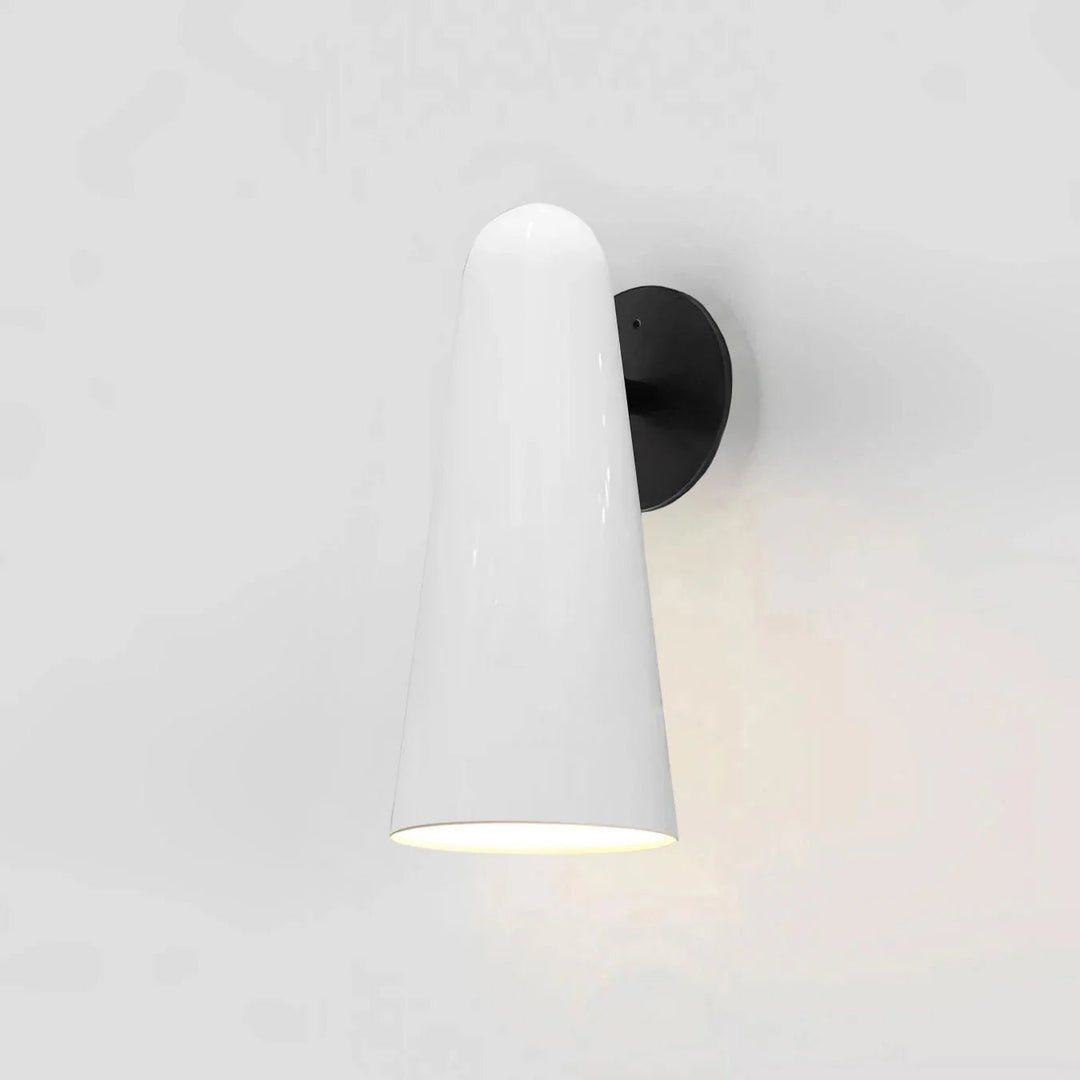 Konisk Glasvägglampa
